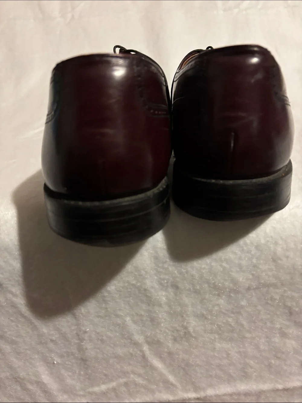Bostonian Men's Dark Burgundy Leather Wingtip Oxfords